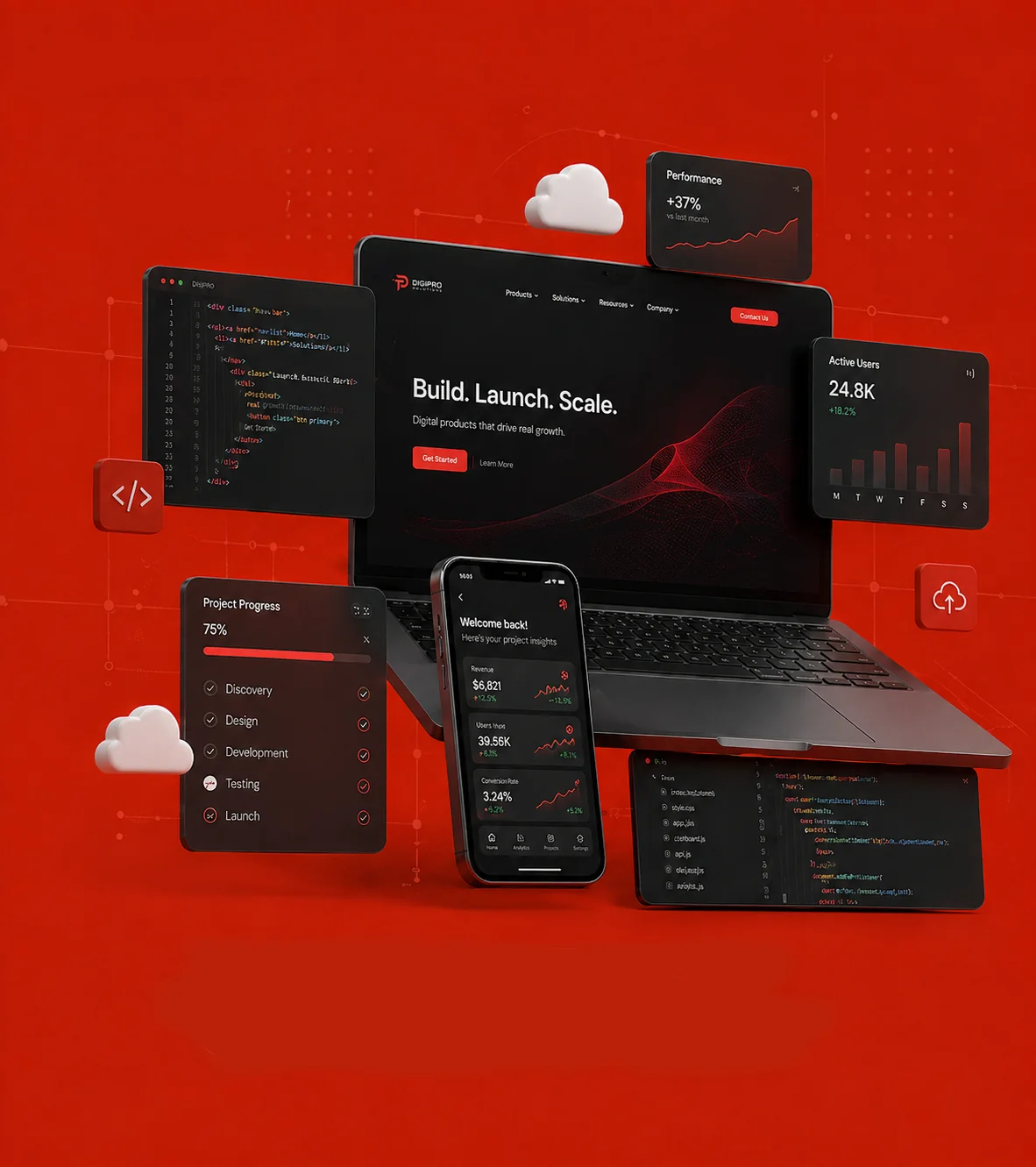 Build. Launch. Scale.