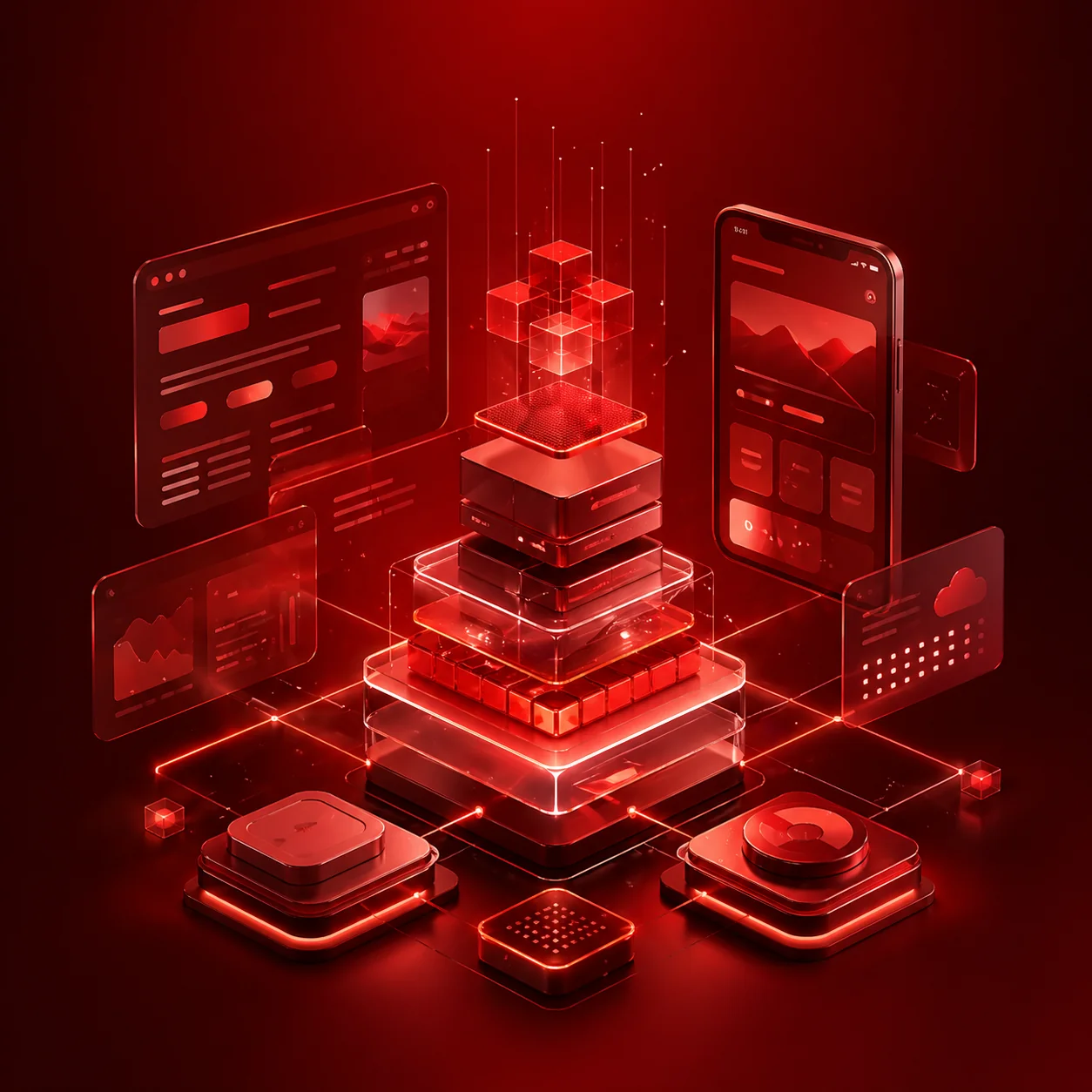 Modern stack: React, Next.js, Laravel, .NET, Flutter